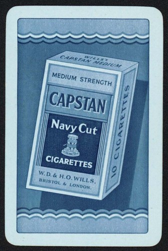 Vintage single playing card