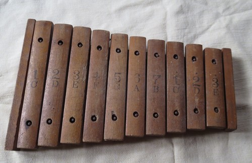 Vintage wooden child note - vintage,
