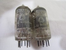 1965 Vintage Pair of Knight Badged Mullard 12AX7 / ECC83 Tubes I63 Blackburn