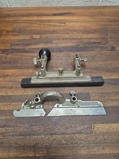 K78- Antique Stanley no.45 Combination Plane Fence & Sliding Section PLANE PARTS