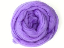 Wool Roving, Purple Periwinkle