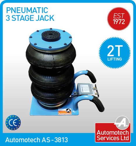 Air operated jack pneumatic - operated,