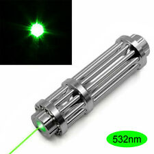 Powerful Green Laser Pointer Pen Adjustable 532nm Visible Beadm Lazer Light Kit