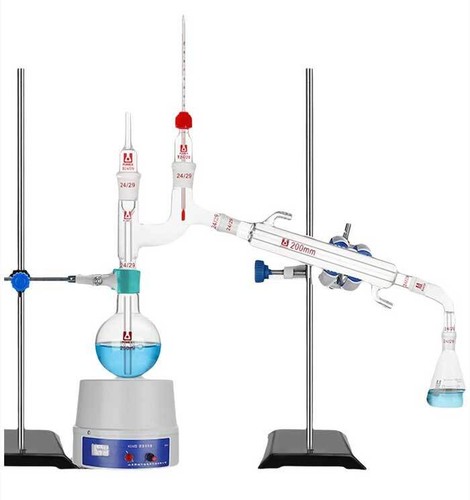 Vacuum distillation glassware - vacuum,