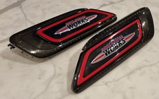 Mini F54 Clubman LED side Scuttle indicators Smoked Dynamic with JCW inserts