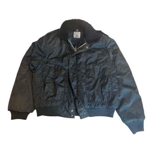 Vintage navy bomber jacket - vintage,