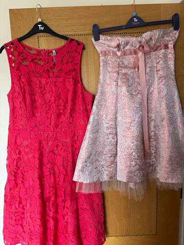Two dresses for repair.