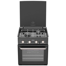 Thetford Spinflo Oven Hob Grill Triplex LPG Cooker Black Caravan Boat Camper