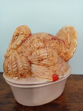 Vintage Ceramic Turkey Tureen
