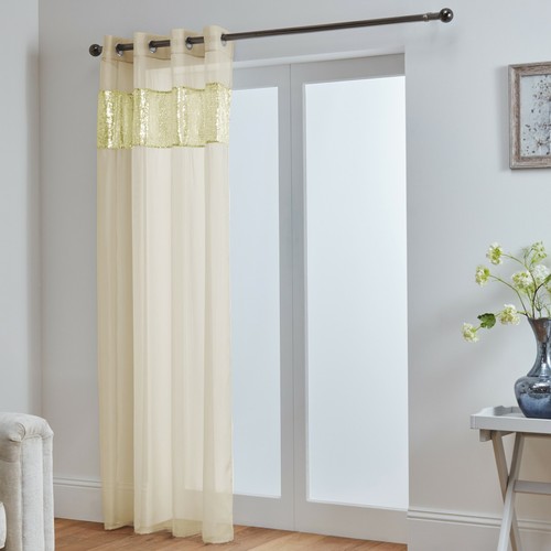 Sparkle voile eyelet curtain - sparkle,
