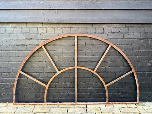 Large antique iron arch - large,