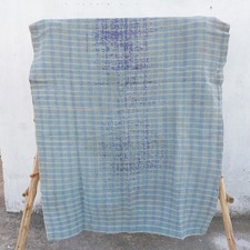 Vintage Kantha Throw Quilt