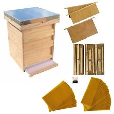 Beehive Complete Beginner Starter Kit - British national hive Frames foundation
