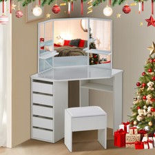 Corner Dressing Table Stool