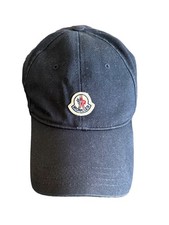 Moncler Cap Hat Adjustable Size L Juniors Blue Used %100 Authentic RRP£110