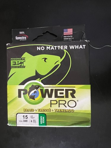 Power pro braided line 15lb - power,