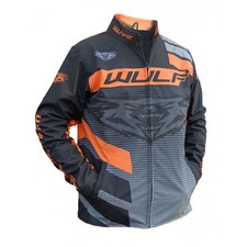 Wulfsport Kids Matrix Motocross Enduro Quad Trials Bike Jacket Orange 26"