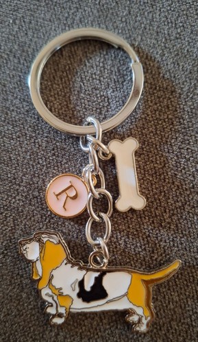 Basset hound enamel - basset, key