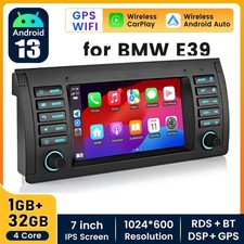 For BMW 5 Series E39 X5 E53 M5 Carplay Head Unit Car Radio Stereo GPS SAT NAV BT