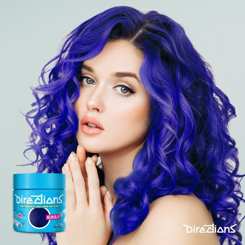 Neon blue riche - la,