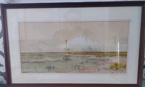 Hall signed watercolour - signed,