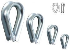 Thimble Thimbles Wire Cable Rope Galvanised Cable Clips Clamps 2mm - 20mm