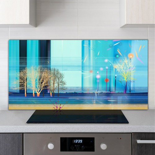 Toughened glass kitchen cooker - glass,