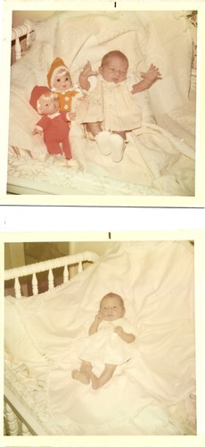 Vtg color photos baby in - 4,