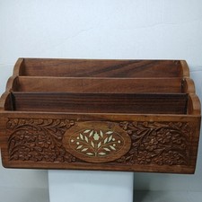 Vintage Hand Carved Wood