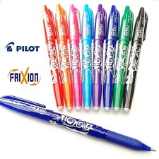 Pilot Frixion Pen Erasable 0.7mm Rollerball Pens Write Heat Erase Refills Ink
