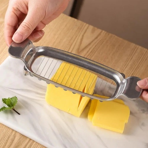 Stainless steel butter slicer - stainless,