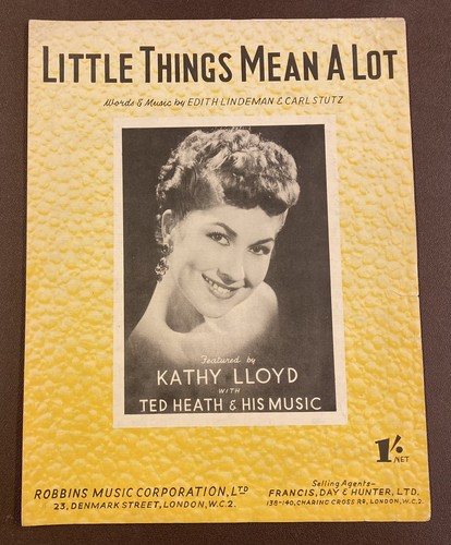 Vintage sheet music little - sheet,