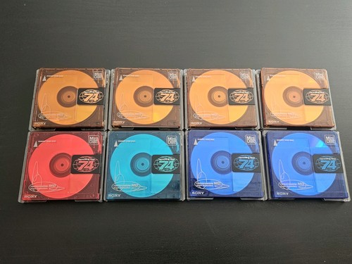 Sony md74 colour minidisc - sony,