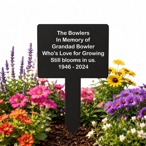 Personalised plant marker - personalised,
