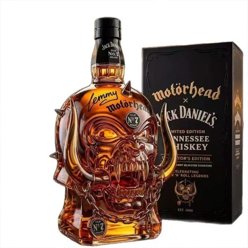 Motorhead skull glass whiskey - glass,