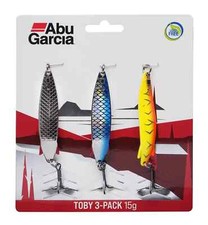 Abu Garcia Toby LF Spoon 3 Pack**10g-12g-15g-20g** Trout Salmon Pike Fishing 