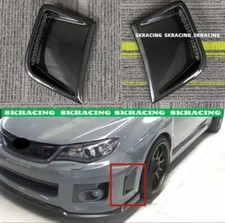 For 08-14 Subaru Impreza GRB Wagon WRX STi Carbon Fiber Front Bumper Side Vents