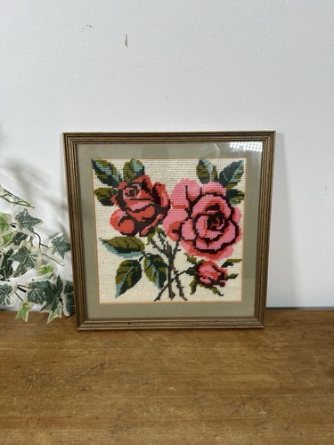 Vintage roses embroidery - roses,