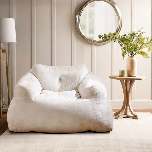 Bean bag lazy sofa with - bag,