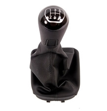 VW UP! 5 SPEED GEARKNOB MANUAL BLACK LEATHERETTE GENUINE PART 1S0711113T IRG