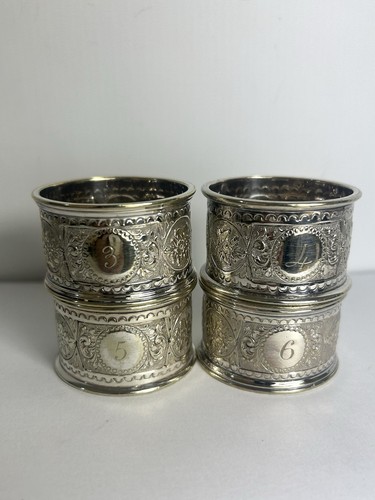 Antique napkin rings - rings, 4