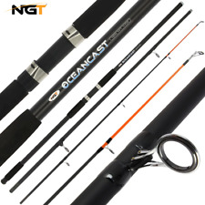 NGT 14Ft Oceancast Beachcaster Rod Shore Sea Surf Fishing Rod 3pc 4-7oz CW