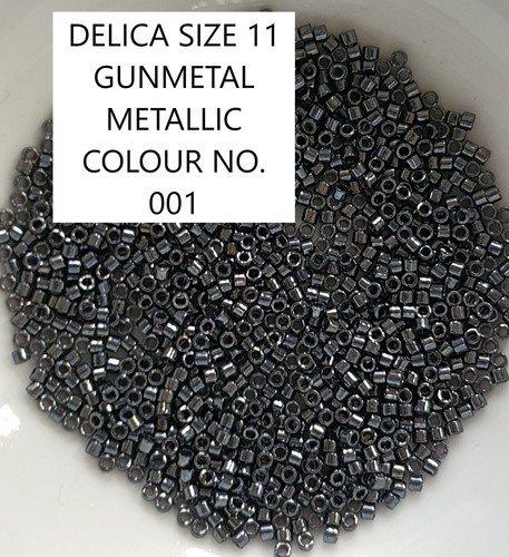 Gms miyuki delica gunmetal - gms,
