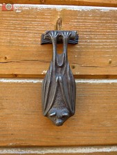 BAT THEME CAST METAL DOOR KNOCKER. Antique Vintage Style. Very Different!