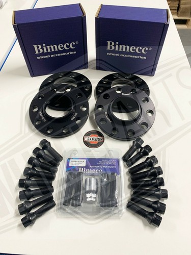 Black alloy wheel spacers 15mm - alloy,