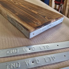 Scaffold Boards End Bands 2 pack - Industrial Scaffold Shelf- NOT Reclaimed