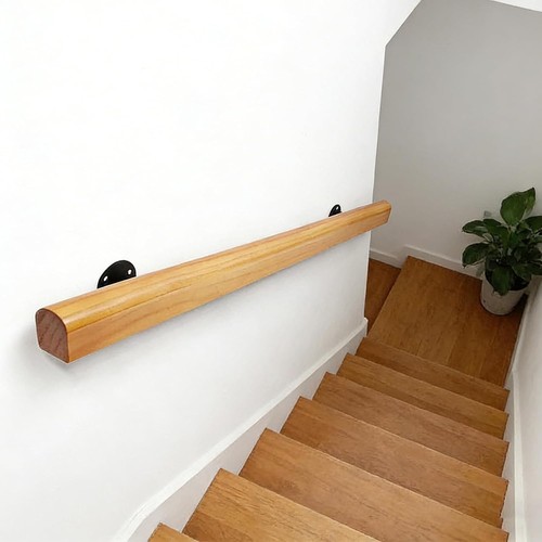 120cm wooden handrail - handrail, stair