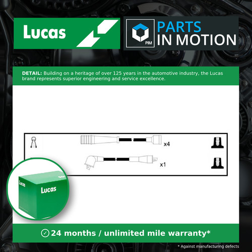 Leads ignition cables - ignition, set