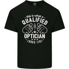 A Qualified Optician Looks Like Mens Light Cotton T-Shirt