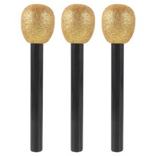 3Pcs Glitter Microphone Toys